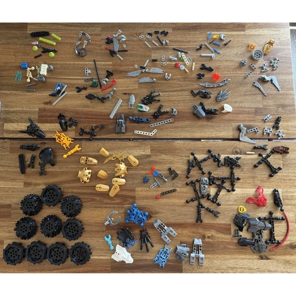 LEGO BIONICLE Hero Factory Bulk Lot of 200+ Parts Pieces 1 LB+ SEE PICTURES!